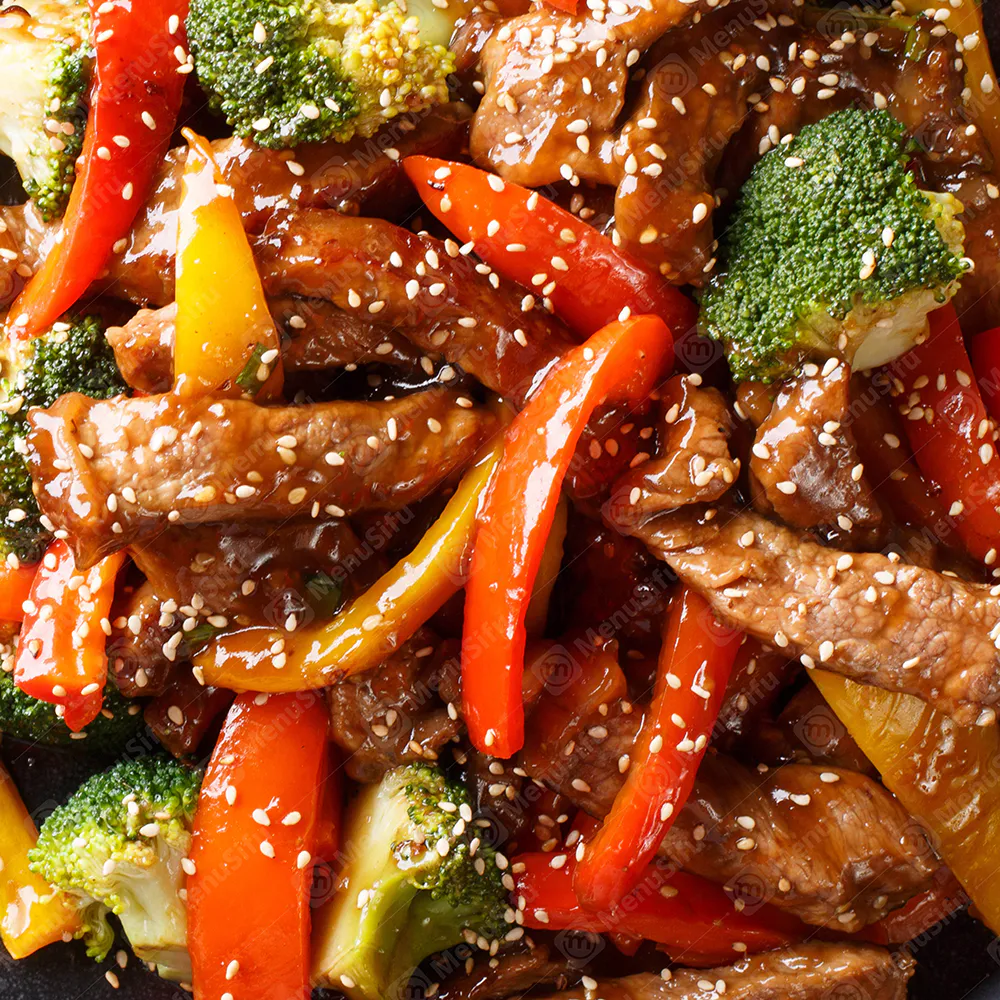 Beef stir-fry with bell peppers and broccoli at Chopsticks House Limited, a Chinese Restaurant in Springfield