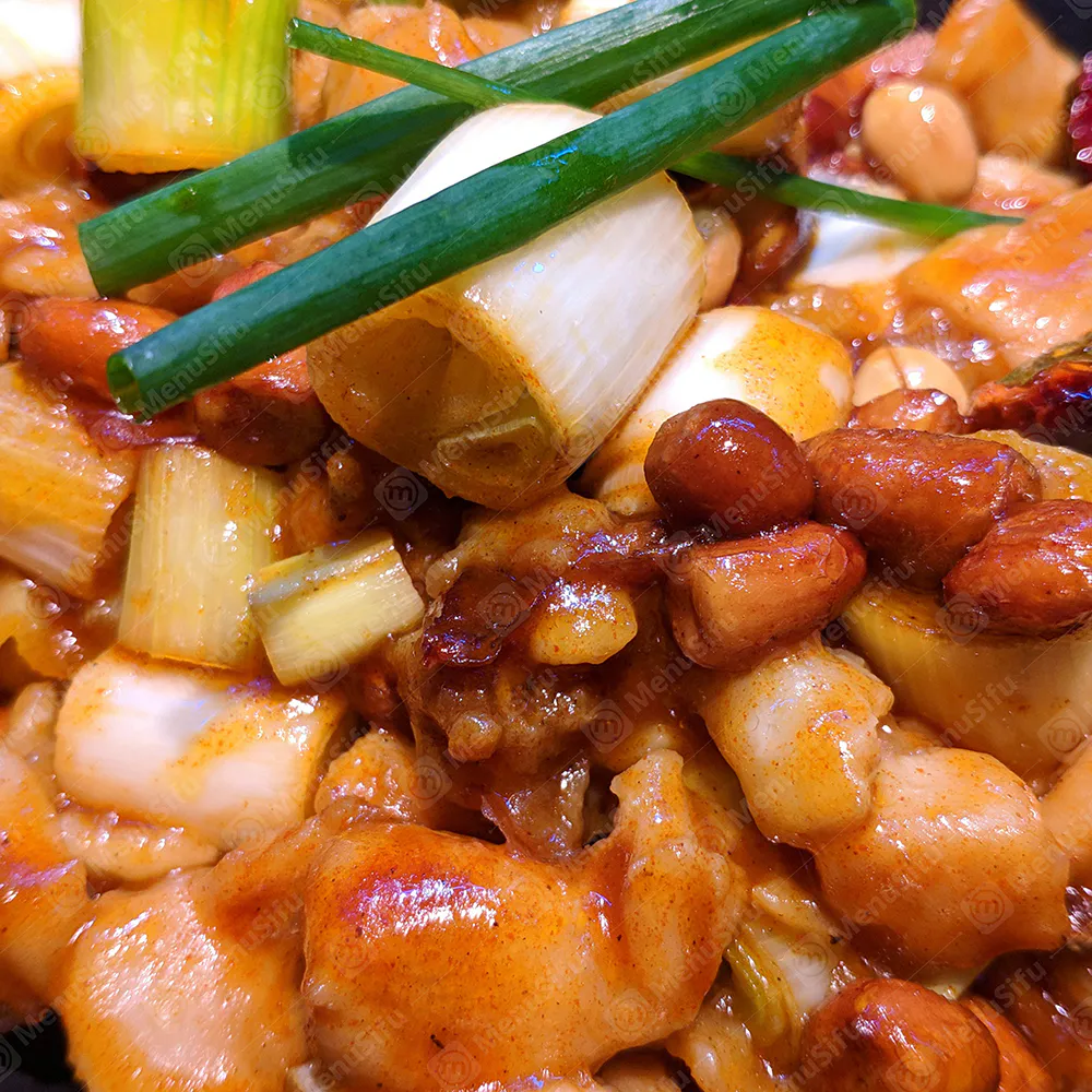Kung Pao chicken with peanuts and scallions at Chopsticks House Limited, a Chinese Restaurant in Springfield