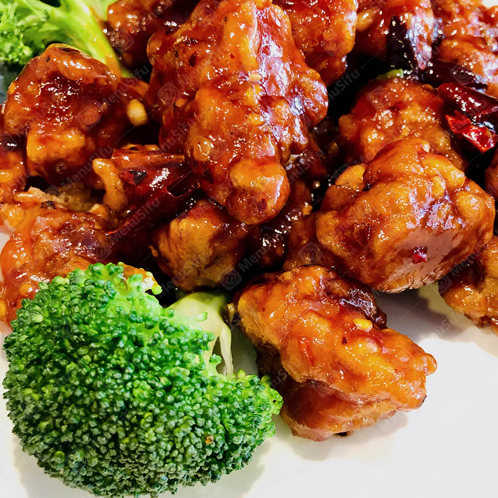 General Tso's chicken with broccoli at Chopsticks House Limited, a Chinese Restaurant in Springfield